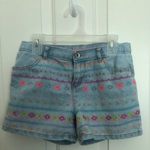 Denim shorts (girls). Size 12